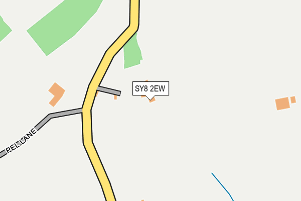 SY8 2EW map - OS OpenMap – Local (Ordnance Survey)