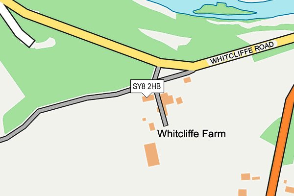 SY8 2HB map - OS OpenMap – Local (Ordnance Survey)