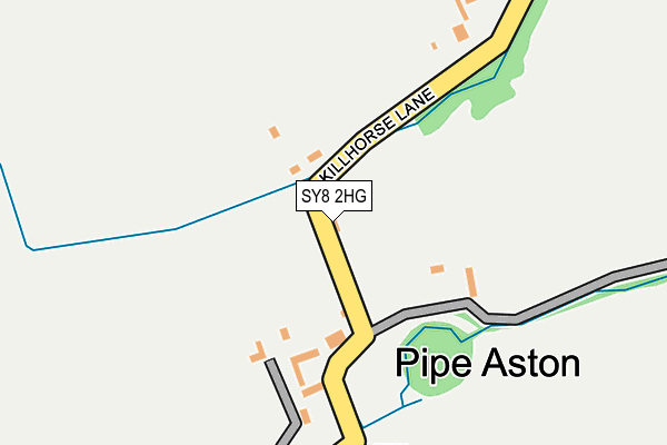 SY8 2HG map - OS OpenMap – Local (Ordnance Survey)