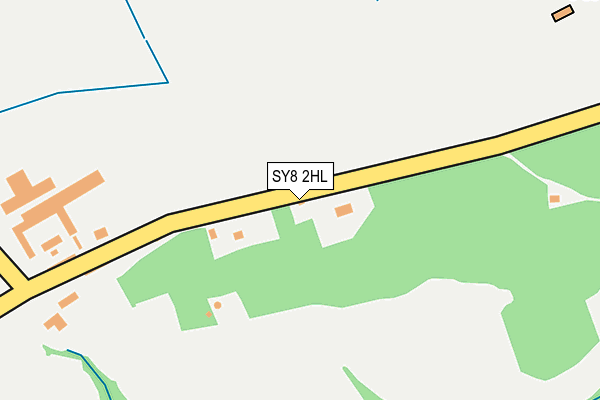 SY8 2HL map - OS OpenMap – Local (Ordnance Survey)