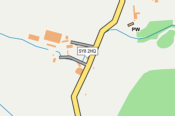 SY8 2HQ map - OS OpenMap – Local (Ordnance Survey)