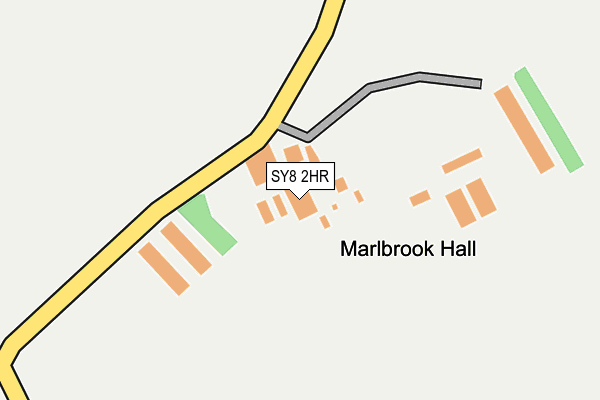 SY8 2HR map - OS OpenMap – Local (Ordnance Survey)