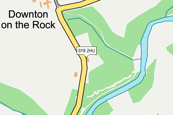 SY8 2HU map - OS OpenMap – Local (Ordnance Survey)