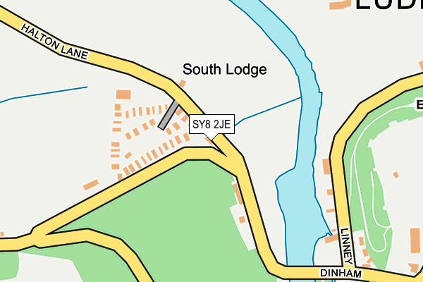 SY8 2JE map - OS OpenMap – Local (Ordnance Survey)