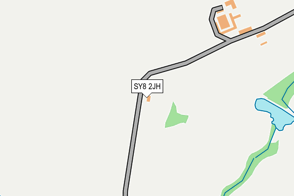 SY8 2JH map - OS OpenMap – Local (Ordnance Survey)