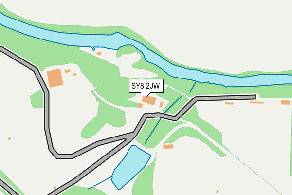 SY8 2JW map - OS OpenMap – Local (Ordnance Survey)