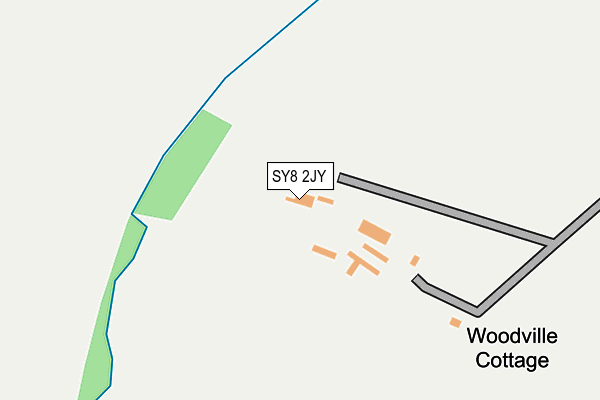 SY8 2JY map - OS OpenMap – Local (Ordnance Survey)