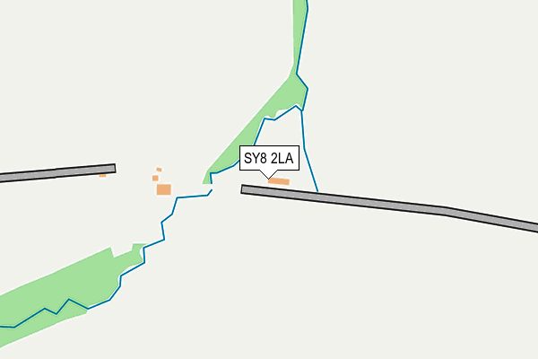 SY8 2LA map - OS OpenMap – Local (Ordnance Survey)