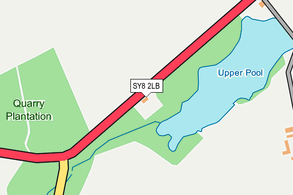 SY8 2LB map - OS OpenMap – Local (Ordnance Survey)