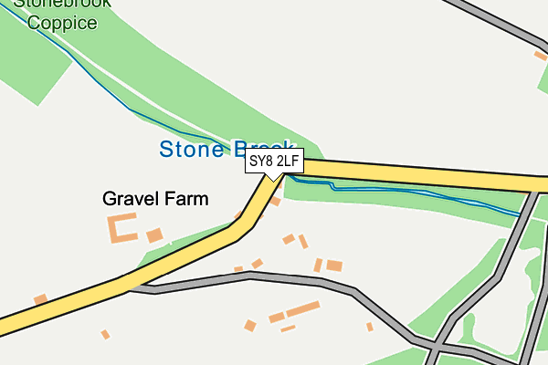 SY8 2LF map - OS OpenMap – Local (Ordnance Survey)