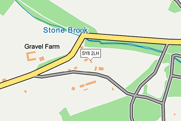 SY8 2LH map - OS OpenMap – Local (Ordnance Survey)