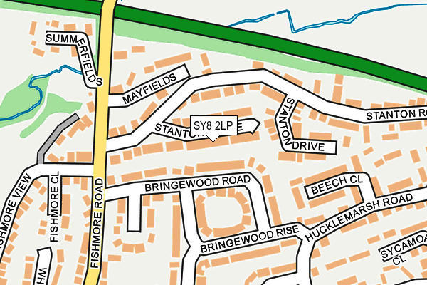 SY8 2LP map - OS OpenMap – Local (Ordnance Survey)