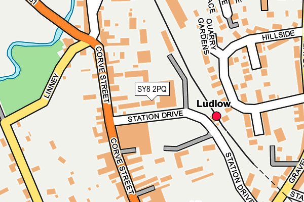 Map of LUDLOW BREWING COMPANY LIMITED at local scale