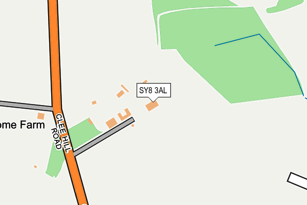 SY8 3AL map - OS OpenMap – Local (Ordnance Survey)