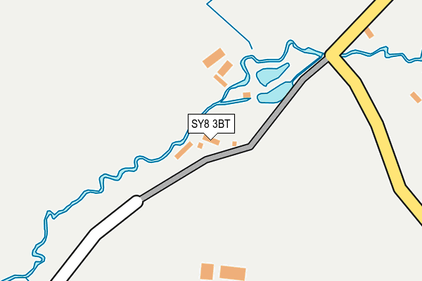 SY8 3BT map - OS OpenMap – Local (Ordnance Survey)