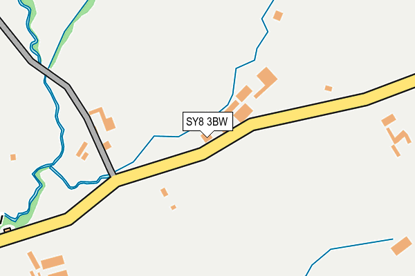 SY8 3BW map - OS OpenMap – Local (Ordnance Survey)