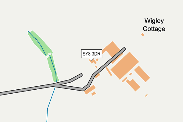 SY8 3DR map - OS OpenMap – Local (Ordnance Survey)