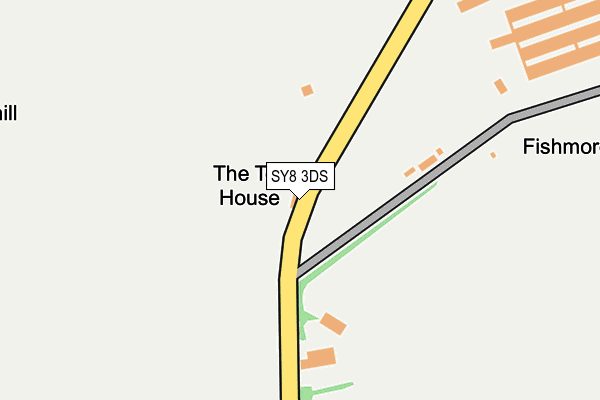 SY8 3DS map - OS OpenMap – Local (Ordnance Survey)