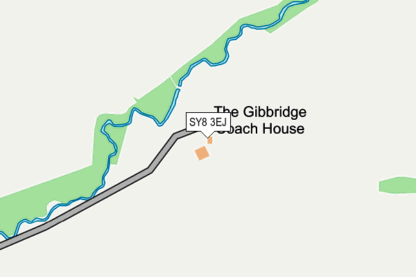 SY8 3EJ map - OS OpenMap – Local (Ordnance Survey)