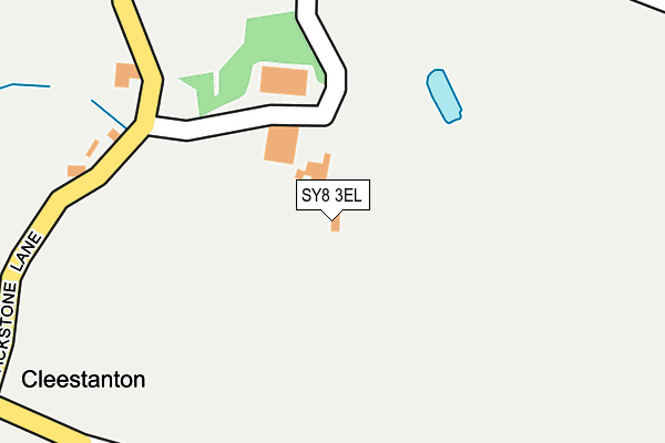 SY8 3EL map - OS OpenMap – Local (Ordnance Survey)