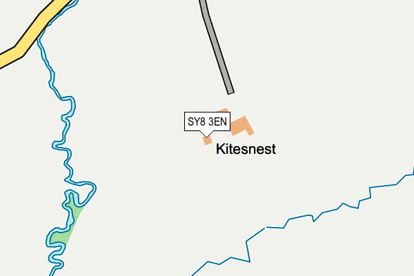 SY8 3EN map - OS OpenMap – Local (Ordnance Survey)