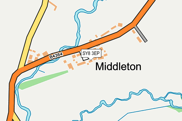 SY8 3EP map - OS OpenMap – Local (Ordnance Survey)