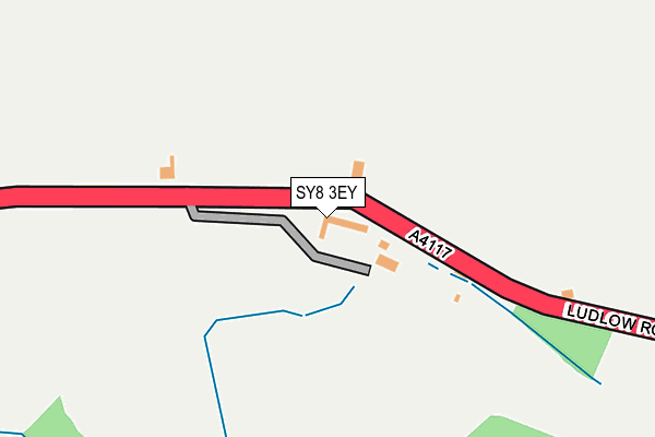 SY8 3EY map - OS OpenMap – Local (Ordnance Survey)