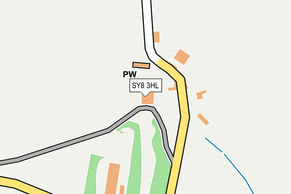 SY8 3HL map - OS OpenMap – Local (Ordnance Survey)