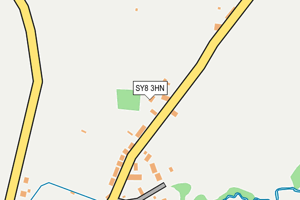 SY8 3HN map - OS OpenMap – Local (Ordnance Survey)