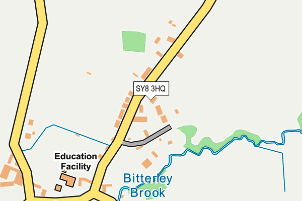 SY8 3HQ map - OS OpenMap – Local (Ordnance Survey)