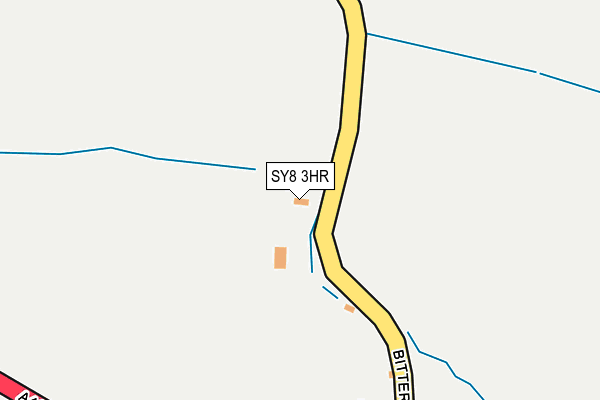 SY8 3HR map - OS OpenMap – Local (Ordnance Survey)
