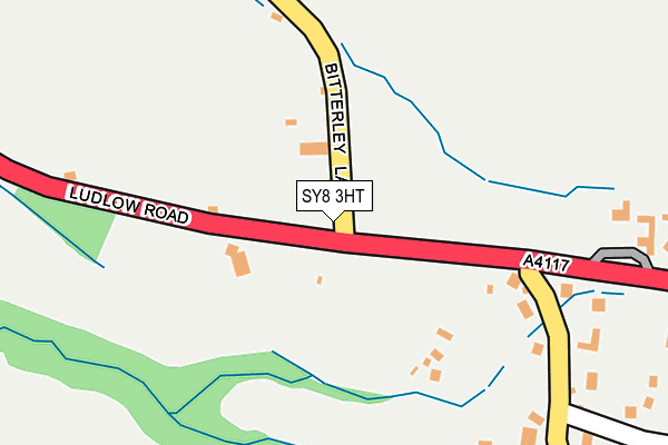 SY8 3HT map - OS OpenMap – Local (Ordnance Survey)