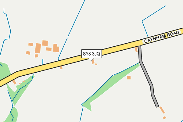 SY8 3JQ map - OS OpenMap – Local (Ordnance Survey)