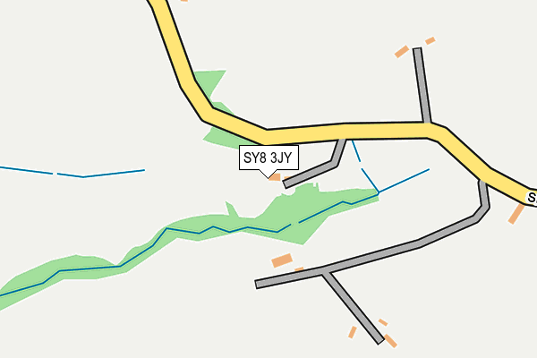SY8 3JY map - OS OpenMap – Local (Ordnance Survey)