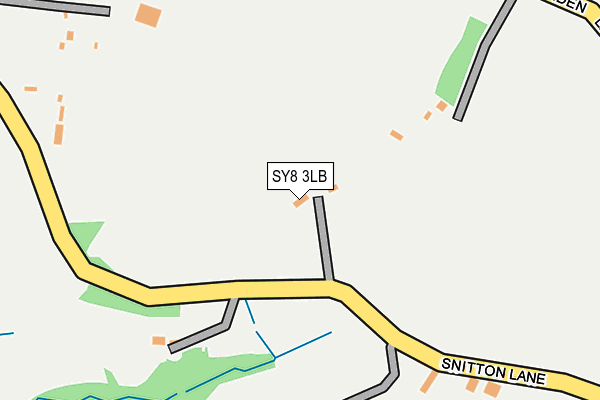 SY8 3LB map - OS OpenMap – Local (Ordnance Survey)