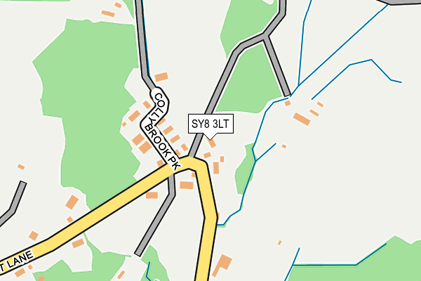 SY8 3LT map - OS OpenMap – Local (Ordnance Survey)