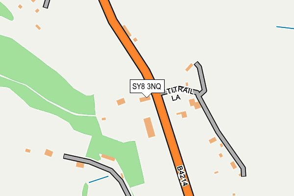 SY8 3NQ map - OS OpenMap – Local (Ordnance Survey)