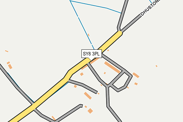 SY8 3PL map - OS OpenMap – Local (Ordnance Survey)