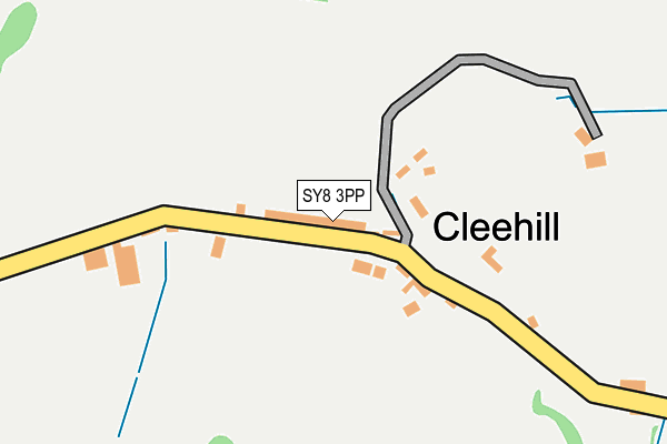 SY8 3PP map - OS OpenMap – Local (Ordnance Survey)