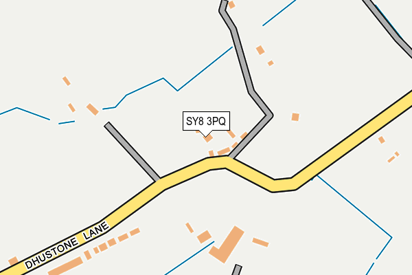 SY8 3PQ map - OS OpenMap – Local (Ordnance Survey)