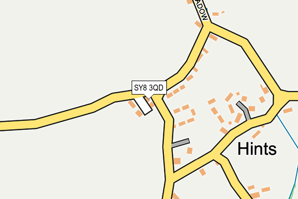 SY8 3QD map - OS OpenMap – Local (Ordnance Survey)