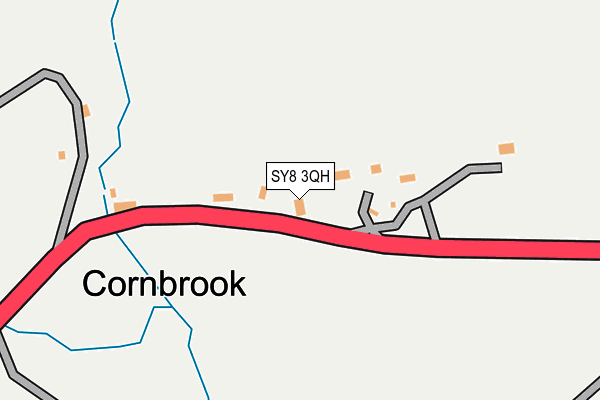SY8 3QH map - OS OpenMap – Local (Ordnance Survey)