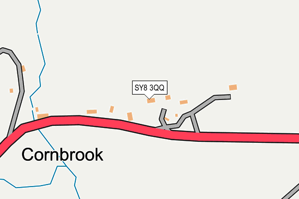 SY8 3QQ map - OS OpenMap – Local (Ordnance Survey)