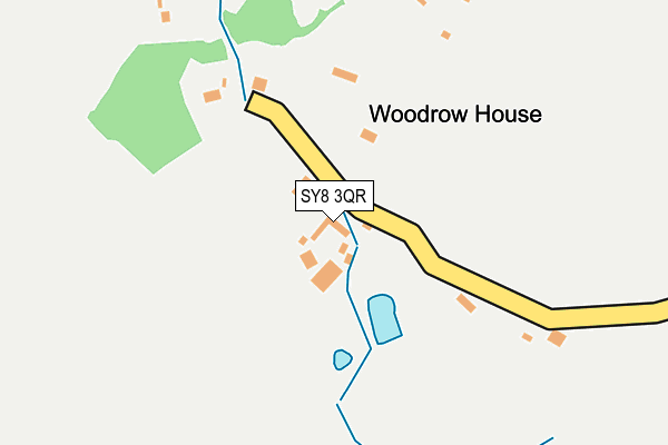 SY8 3QR map - OS OpenMap – Local (Ordnance Survey)