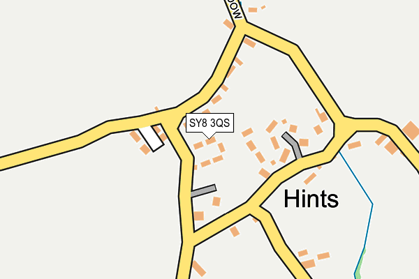 SY8 3QS map - OS OpenMap – Local (Ordnance Survey)