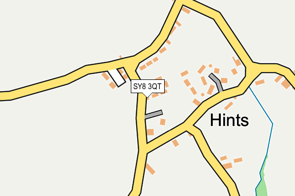 SY8 3QT map - OS OpenMap – Local (Ordnance Survey)