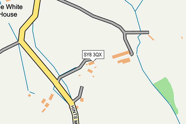 SY8 3QX map - OS OpenMap – Local (Ordnance Survey)