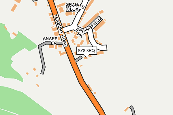 SY8 3RQ map - OS OpenMap – Local (Ordnance Survey)