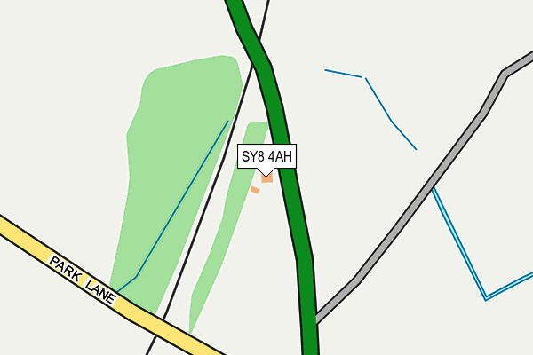 SY8 4AH map - OS OpenMap – Local (Ordnance Survey)