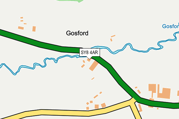 SY8 4AR map - OS OpenMap – Local (Ordnance Survey)